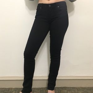 High Waisted Black Skinny Jeans